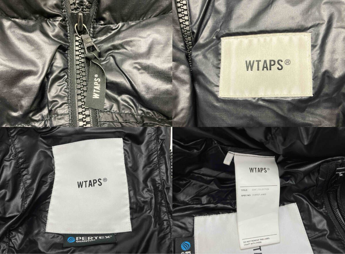 WTAPS ダブルタップス ダウンジャケット 232BRDTJKM05 ブラック サイズ