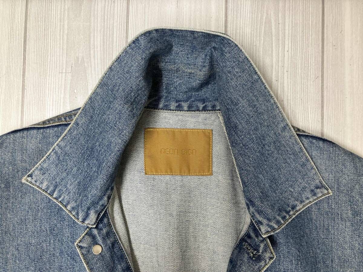 NEON SIGN ネオンサイン 0773 ロング デニムジャケット サイズ44 PAIRS 