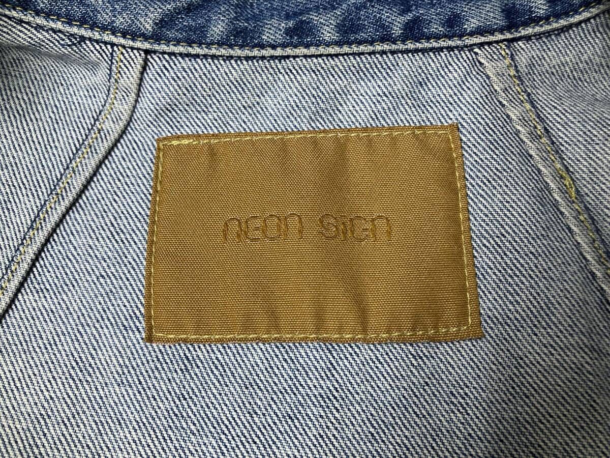 NEON SIGN ネオンサイン 0773 ロング デニムジャケット サイズ44 PAIRS 