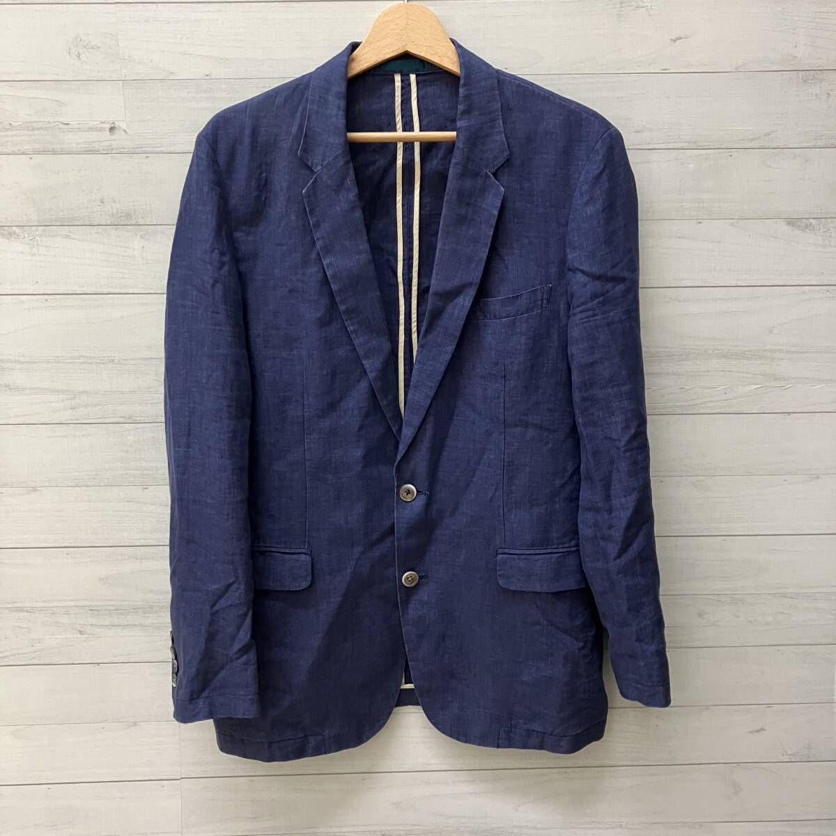 PAUL SMITH ポールスミス テーラードジャケット リネン100% PP-BG