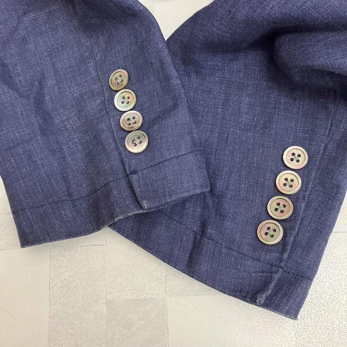 PAUL SMITH ポールスミス テーラードジャケット リネン100% PP-BG