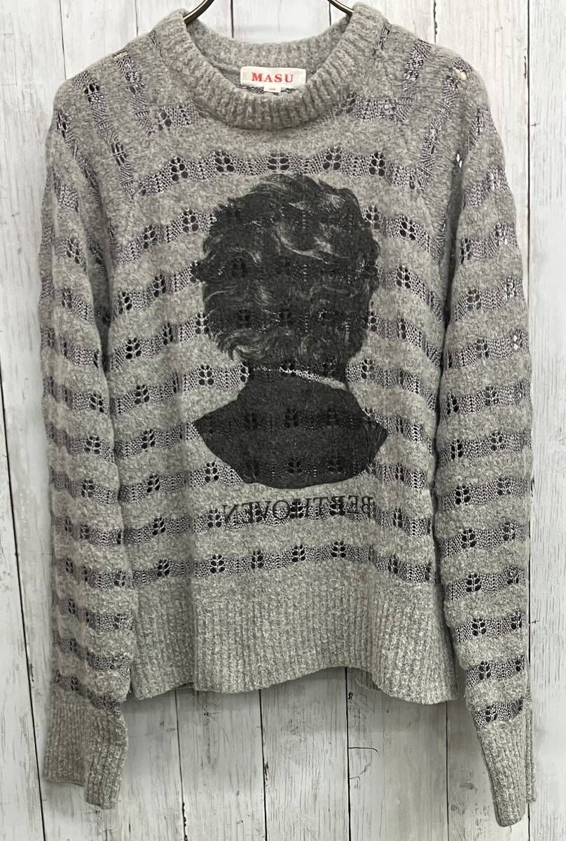 MASU 22aw reverse beethoven sweater - メルカリ masu 22aw REVERSE