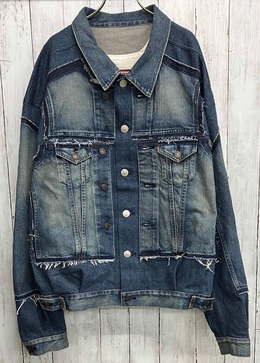 JUNYA COMME des GARCONS MAN 25 SSLevi’sWネームデニムジャケット ジュンヤワタナベ コムデギャルソンマン リーバイス