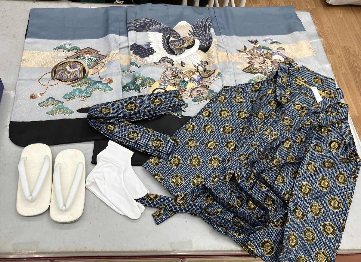 羽織袴セット 男児 男の子 七五三 袴 黒系