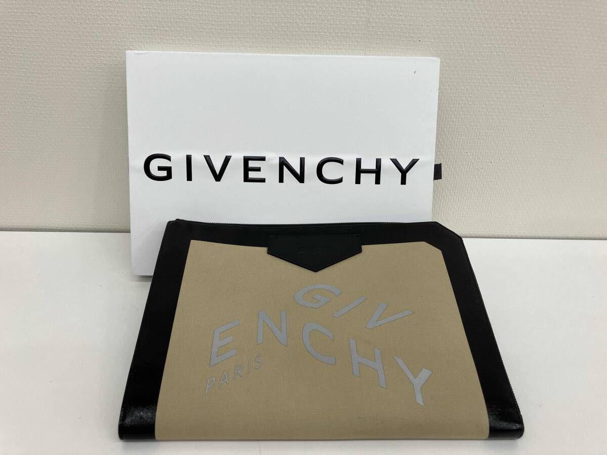 ジバンシイ バッグ クラッチバッグ NED 1200 ブラック ベージュ