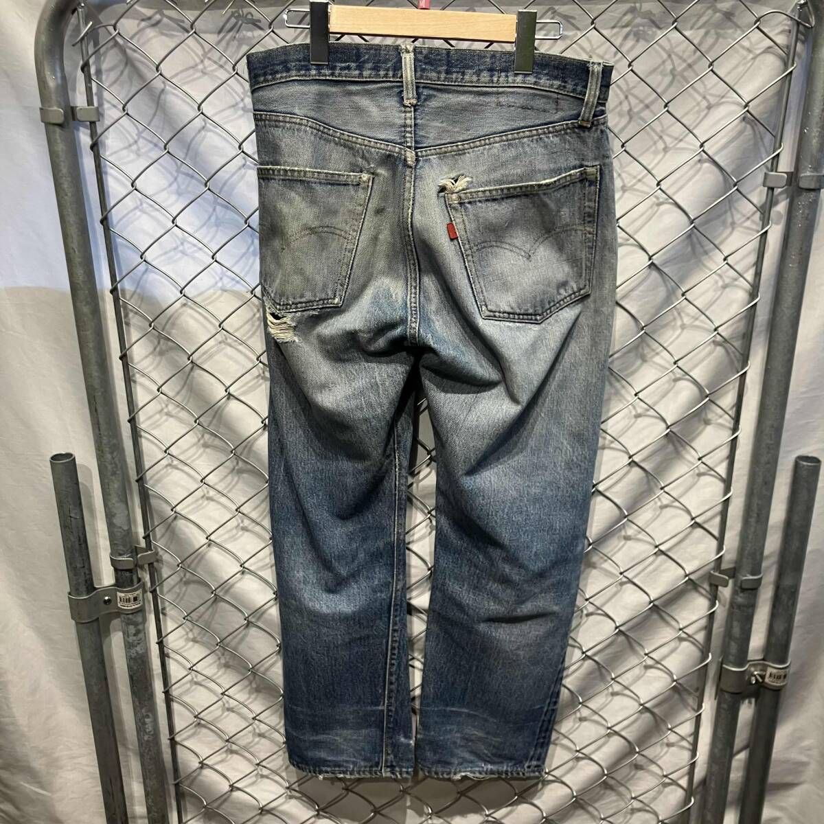 78 66後期 LEVIS ジーンズ 赤耳 W34 ブルー リーバイス - メルカリ