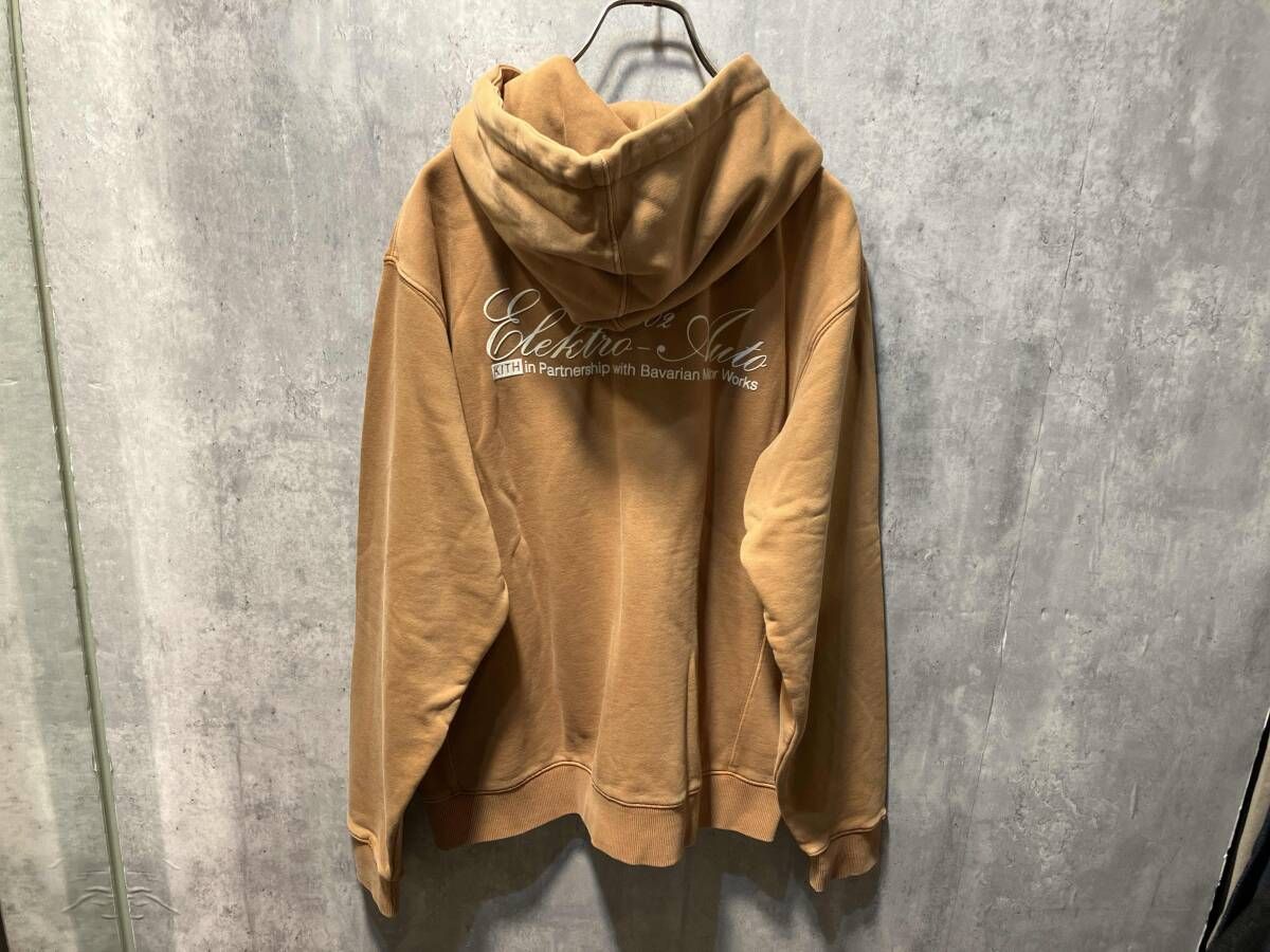 KITH BMW LOGO ZIP HOODIE ロゴ刺繍ジップアップパーカー Sサイズ キス