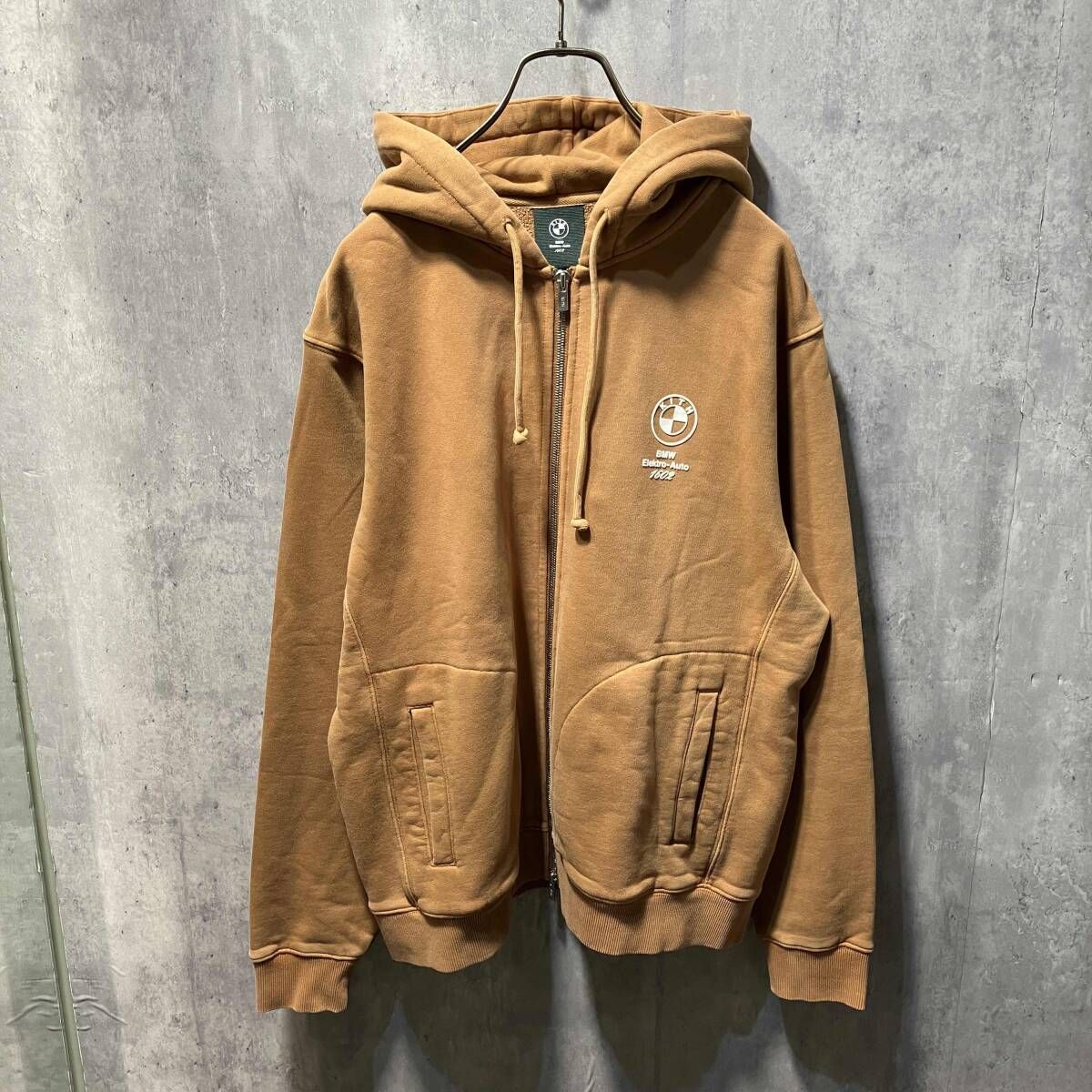 KITH BMW LOGO ZIP HOODIE ロゴ刺繍ジップアップパーカー Sサイズ キス
