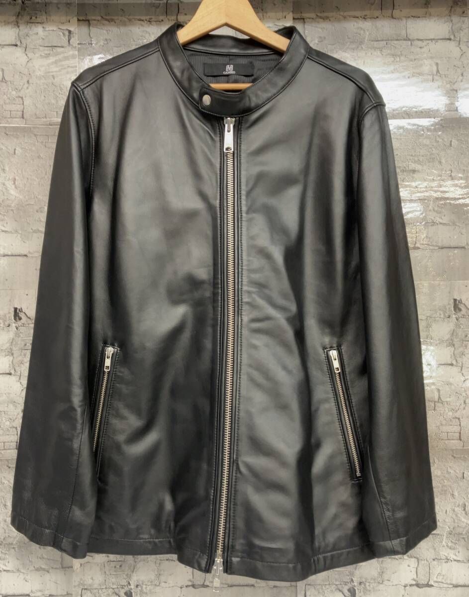 CAMBIO カンビオ レザージャケット 23000M21CM サイズXL ブラック
