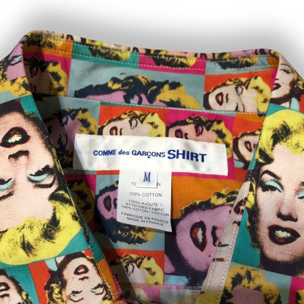 24ss／COMME des GARCONS SHIRT／FM-B027 Andy Warhol アンディ 