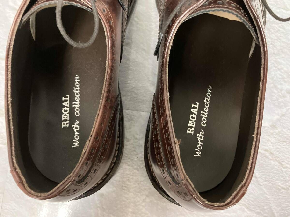 REGALウィングチップ Worth Collection ダークブラウン サイズ25.5
