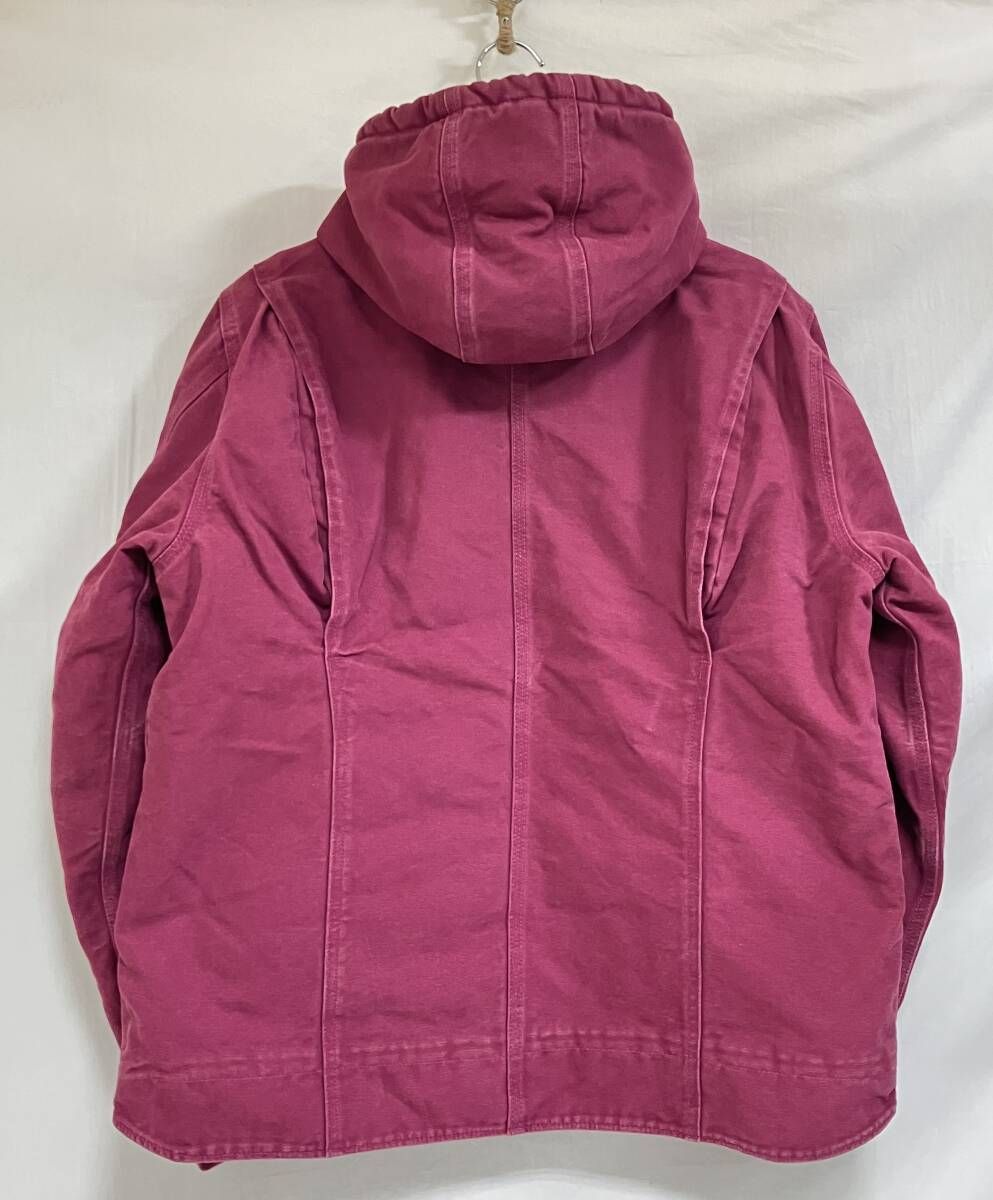 カーハート 訳ありZip シエラジャケット S メキシコ製 WJ141 Carhartt シエラジャケット サンドストーン サイズL パープル WJ141