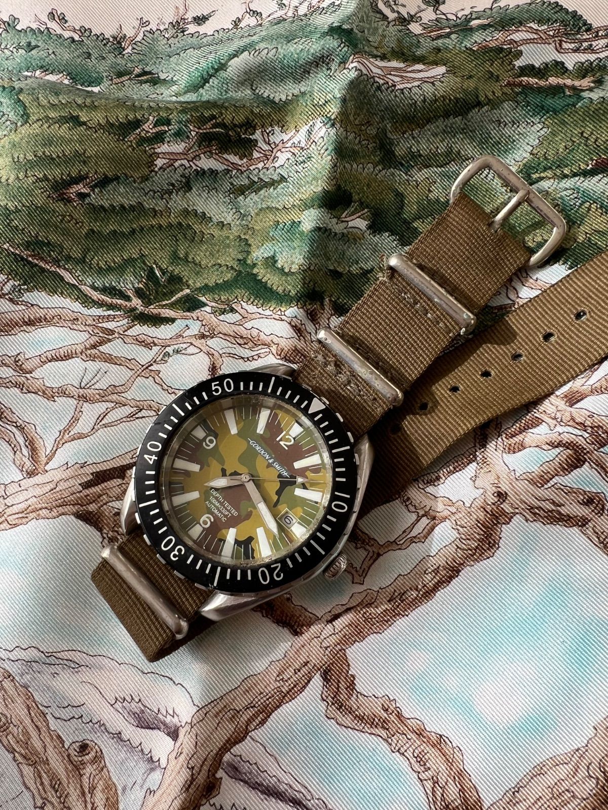 ゴードン&スミス☆ミリタリー 自動巻き時計☆since 1959☆GORDON 