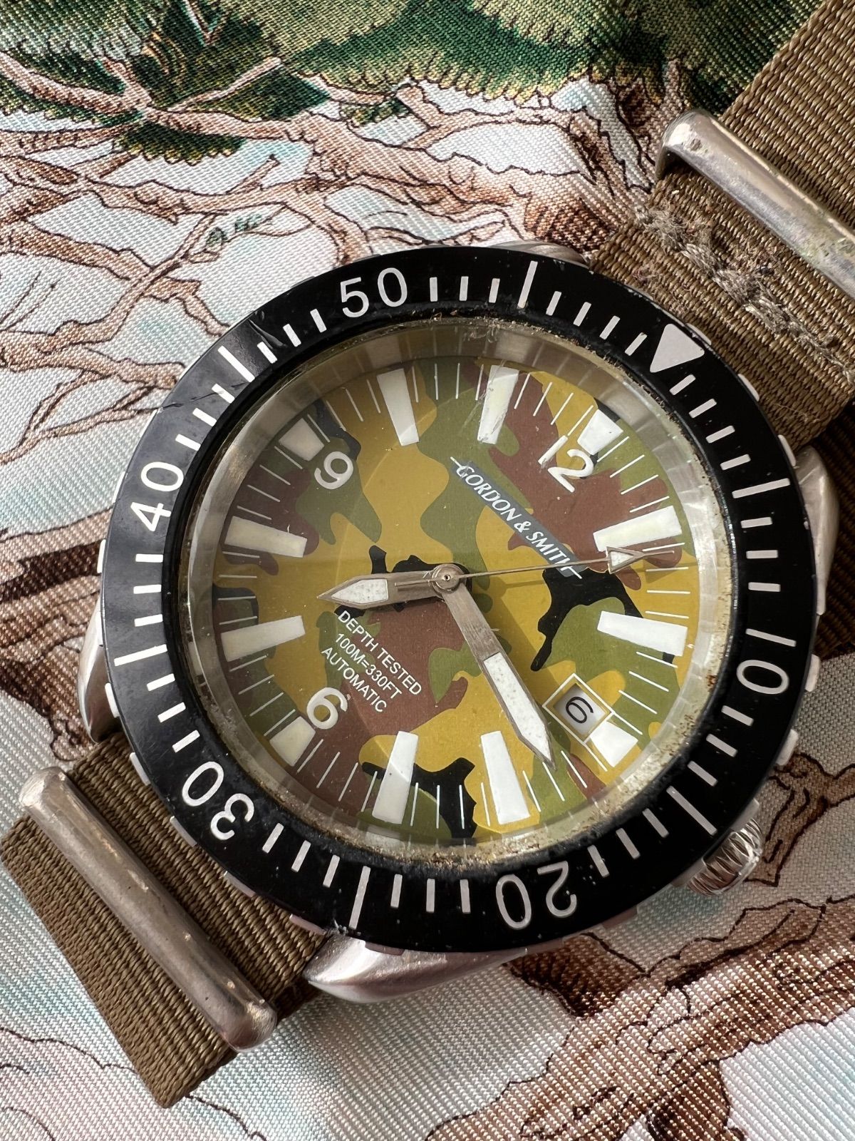 ゴードン&スミス☆ミリタリー 自動巻き時計☆since 1959☆GORDON 