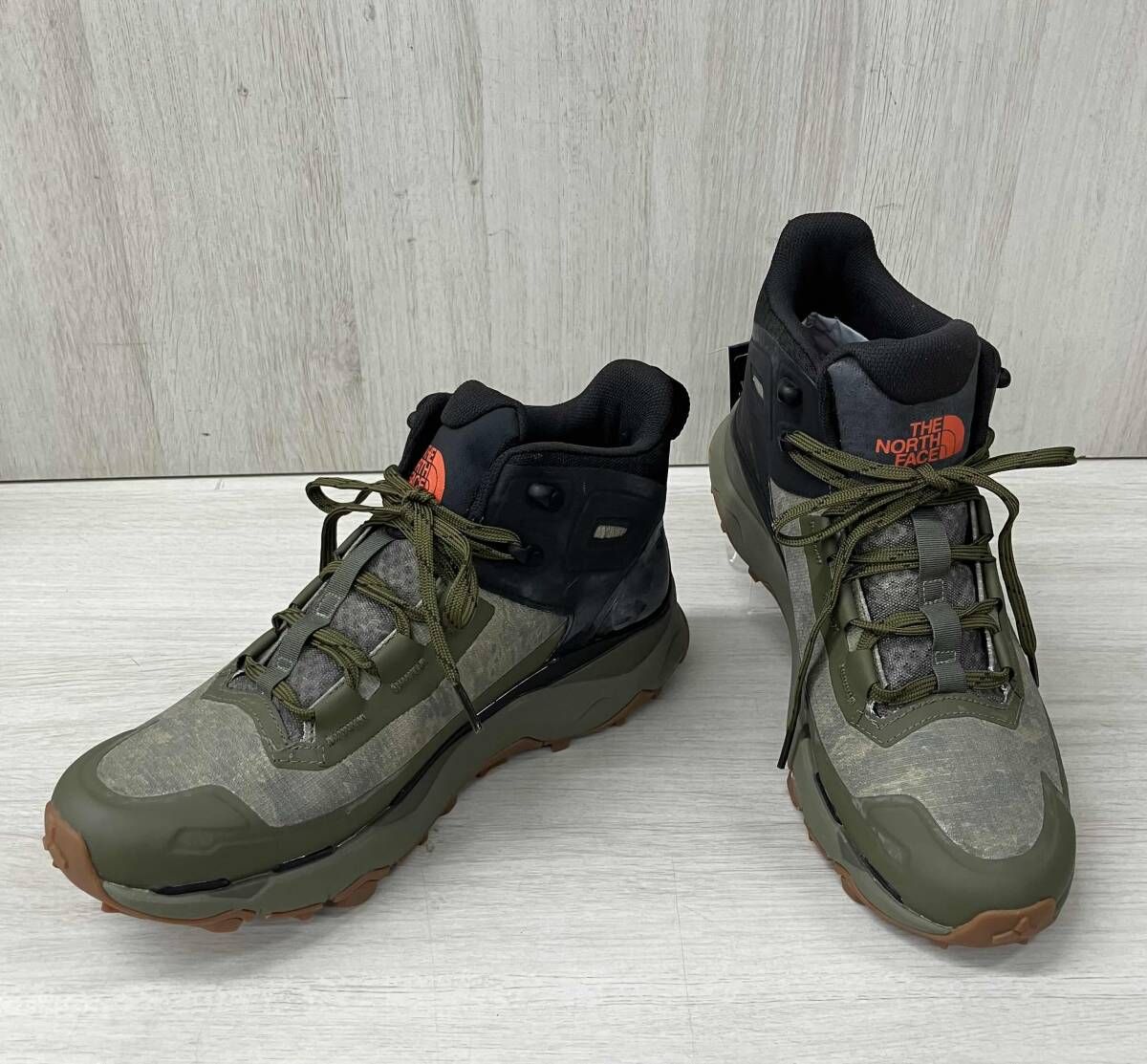 THE NORTH FACE ザ ノースフェイス スニーカー NF 02121 Vectiv Exploris Mid ミリタリーオリーブ×ブラック 27.5 cm