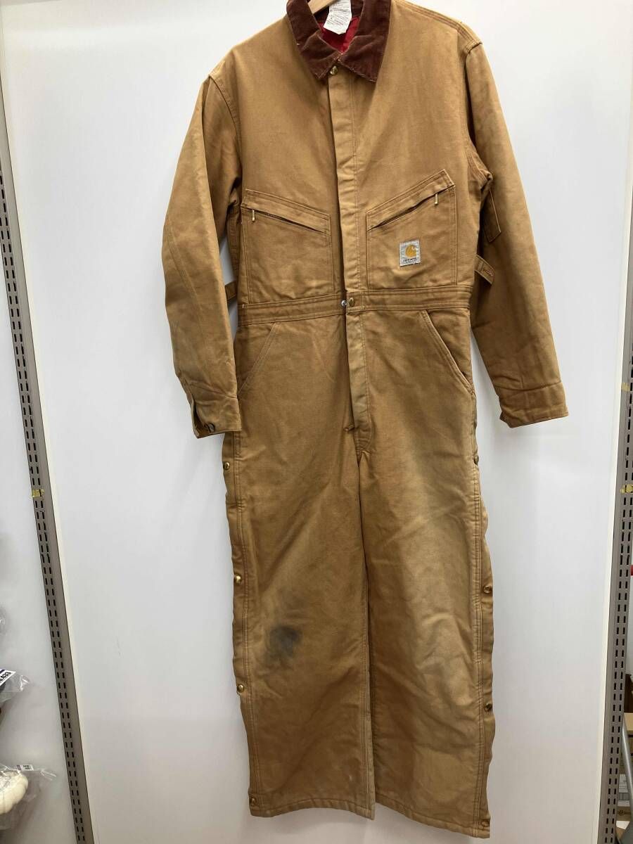 carhartt カーハート オールインワン つなぎ X 01 BRN サイズ40 ベージュ