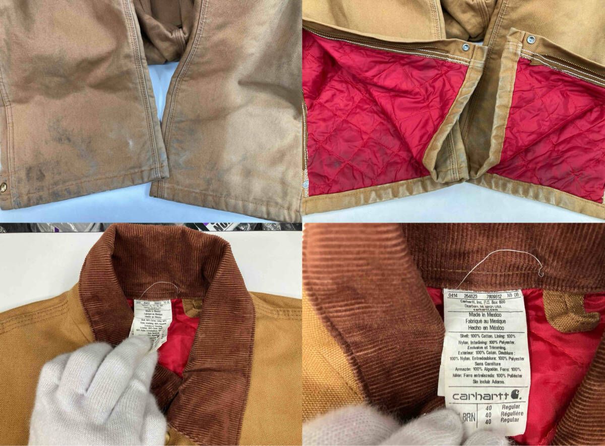 carhartt カーハート オールインワン つなぎ X 01 BRN サイズ40 ベージュ 薄手ニット 多色展開