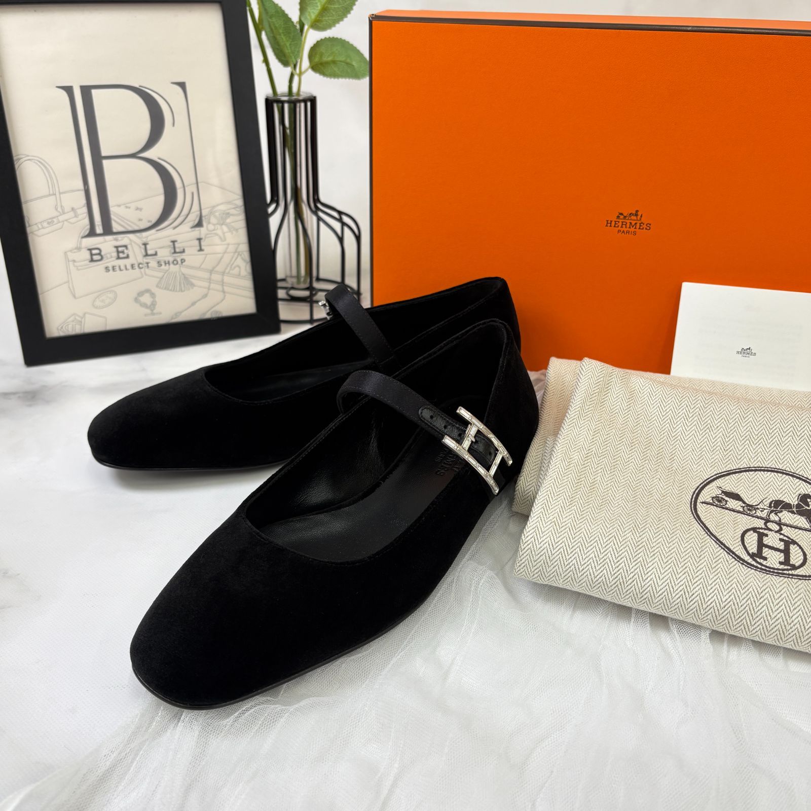 鑑定済み 【 新品未使用 】エルメス 《 ジェーン 》 35 ( 22.5cm程度