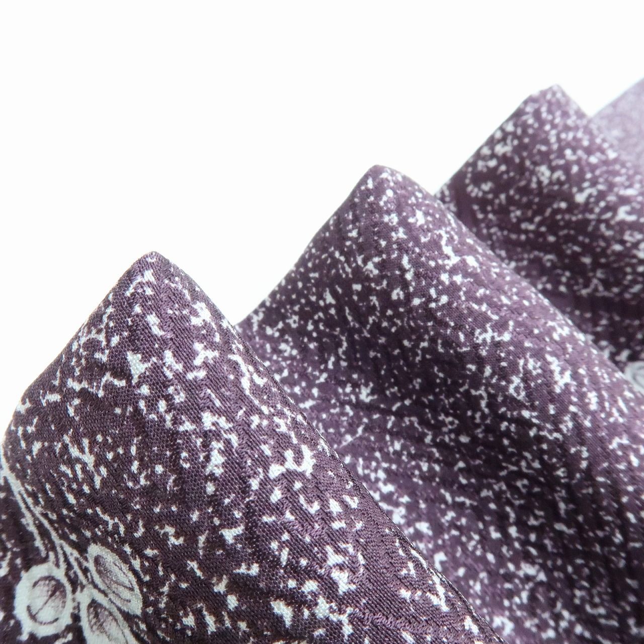 百華 Y 4096 単衣 正絹 袖無双 仕付け糸 半襟付 手縫い仕立て 長襦袢 着物