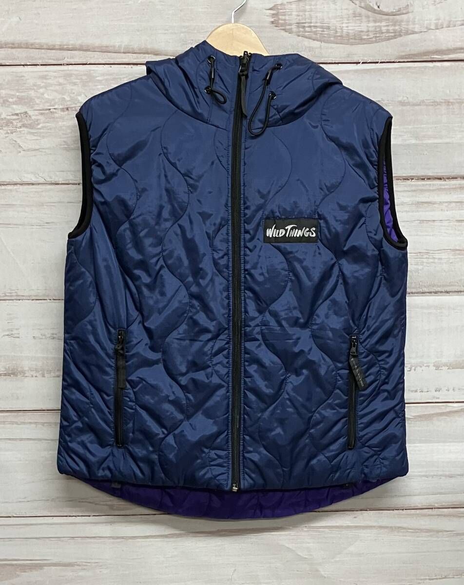 90s wildthings 小売業者 ワイルドシングス USA製 リバーシブル ベスト