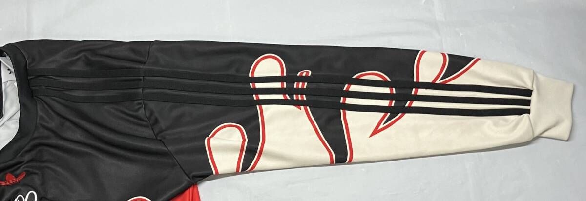 トップ adidas アディダス 長袖Tシャツ ×100 THIEVES ハンドレッド