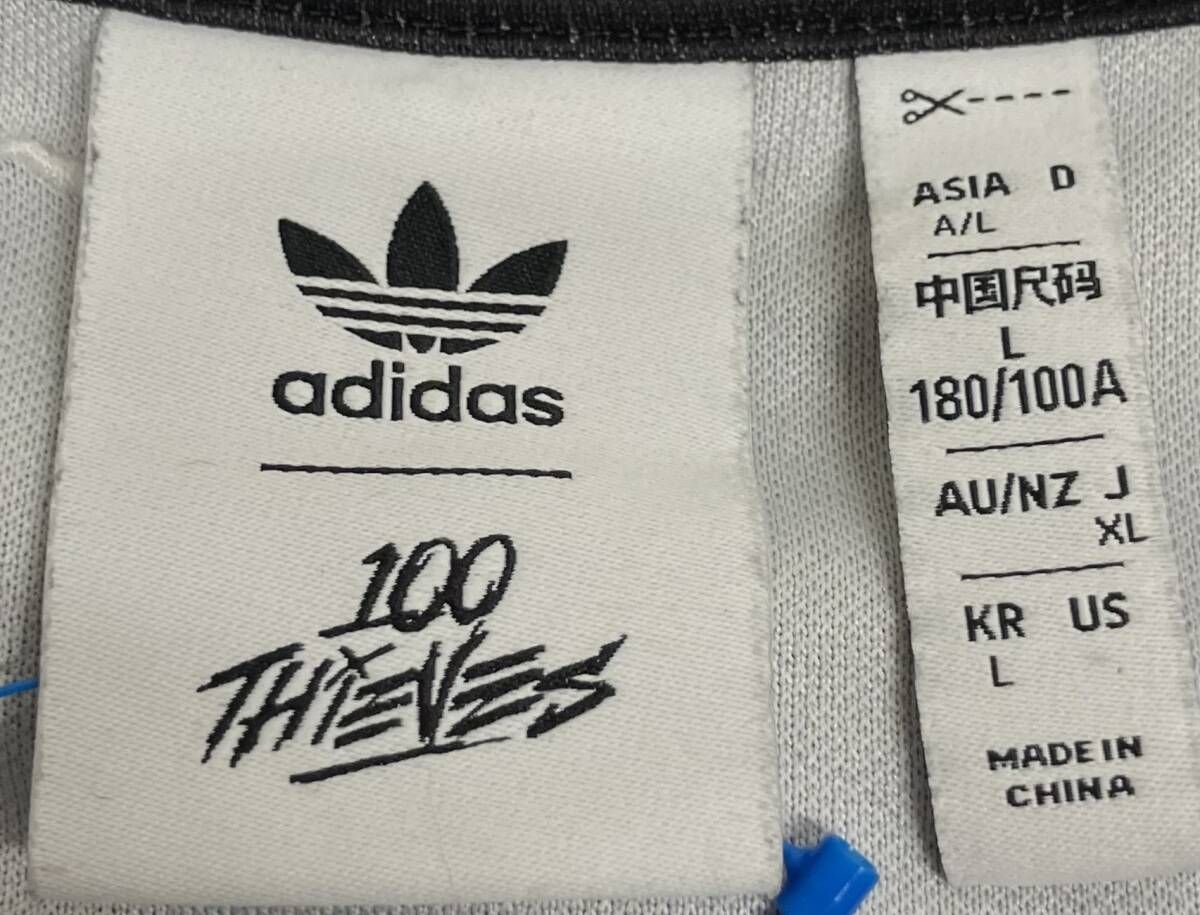トップ adidas アディダス 長袖Tシャツ ×100 THIEVES ハンドレッド
