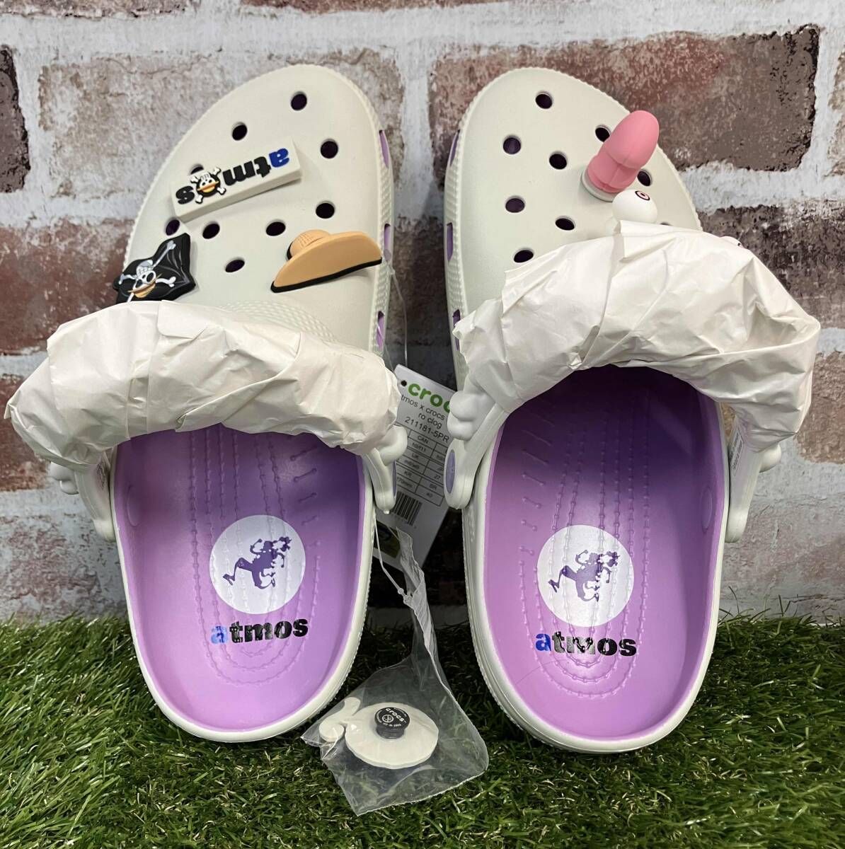 極美品】crocs×ONE PIECE×atmos/クロックス×ワンピース×アトモス/ギア5