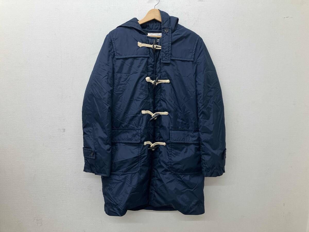 COMME des GARCONS SHIRT コムデギャルソンシャツ ナイロンダッフルコート FW 09195 サイズM ネイビー
