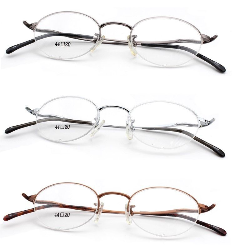 [Casual Reading Glasses] Metal, Cute, Small, Blue Light Cut, Stylish, Smart, Original Brand, Men's, Men's, Men's, Men's, Men's, Oval Round, Metallicity Included, Discount 1.5 2.0, 2.5, No. 840P