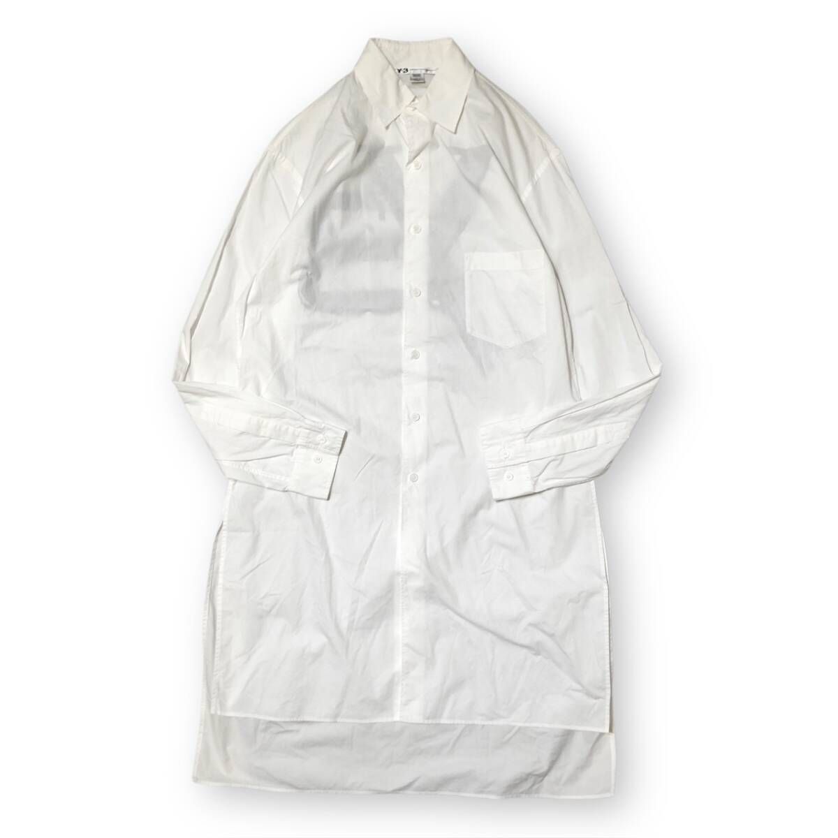 Y-3 長袖シャツ シグネチャーロゴロングシャツ15周年 CY 6855 サイズXS ホワイト ワイスリー