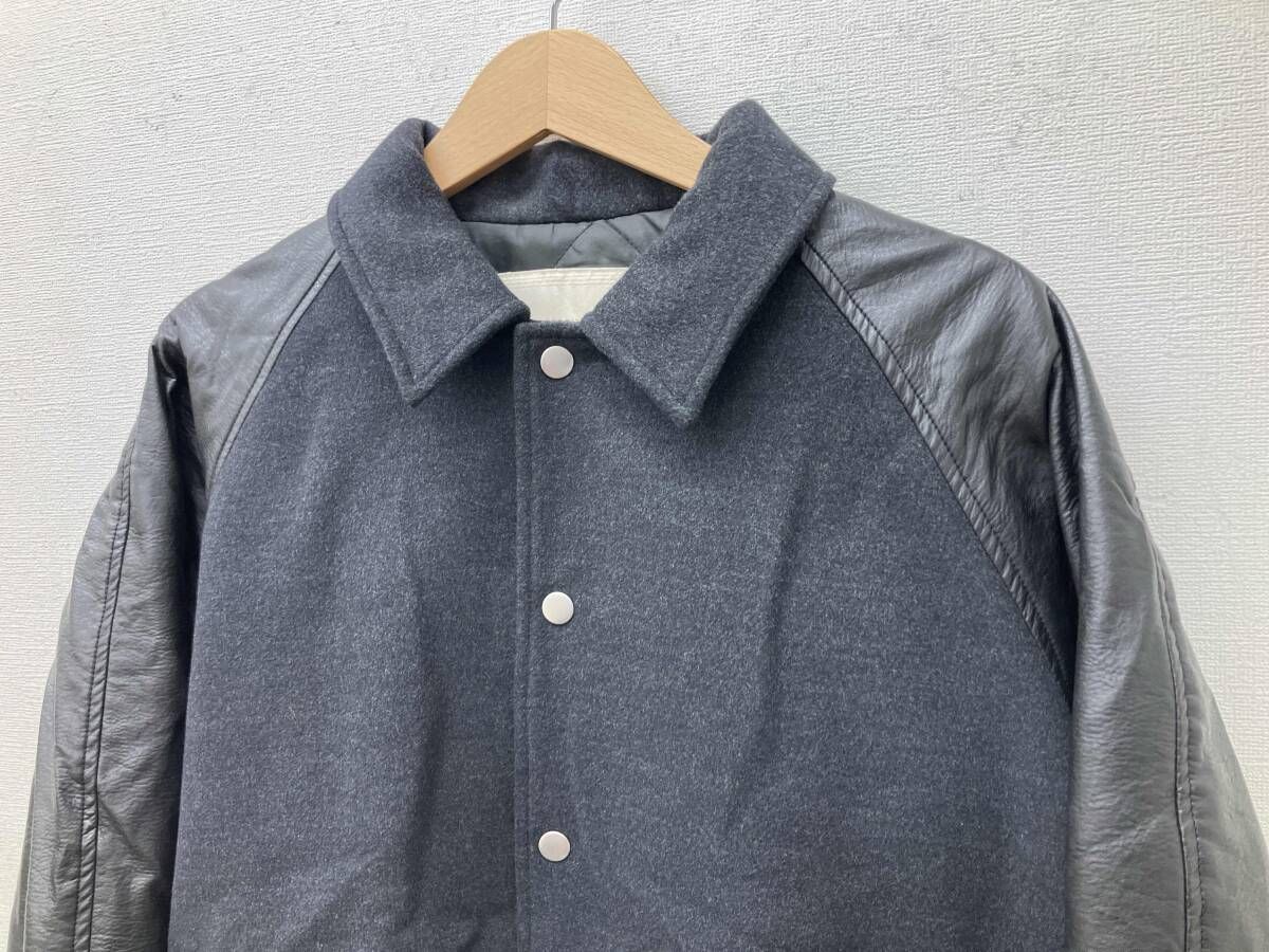 CREDONA クレドナ スタンダードルーズスタジャン ウール×レザー