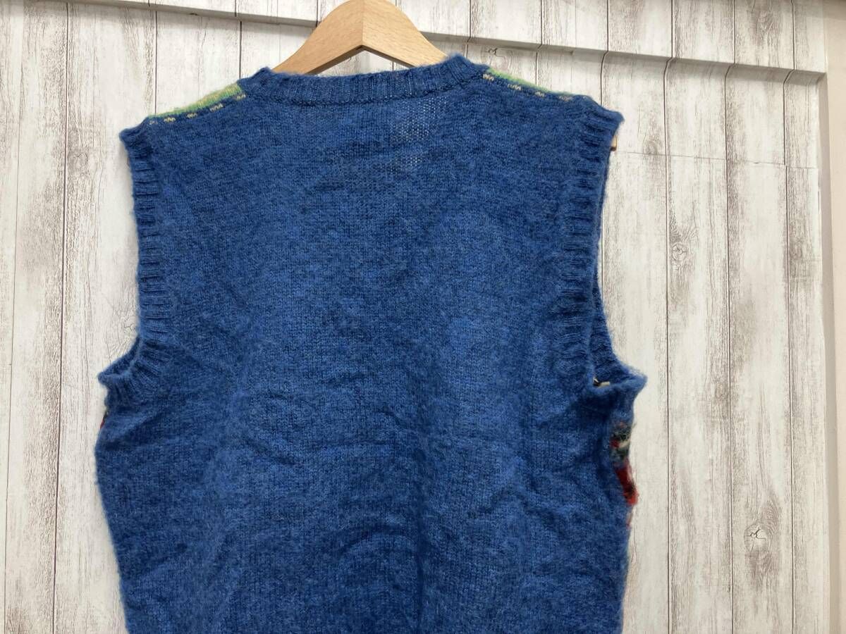 Jamieson's 116-54-0001／ウールジャガードベスト／ブルー ベスト