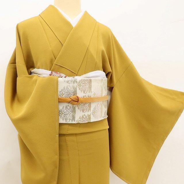 ✾まめ藤✾美品未着用 堅牢染 正絹 着物 トールサイズ“何か良い予感が