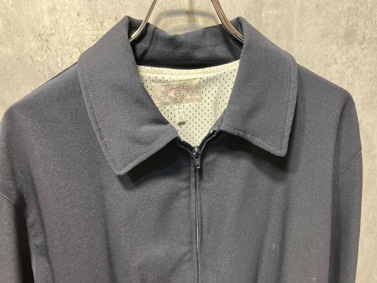 00s／ARMANI JEANS／zip up blouson ジップアップブルゾン サイズ48