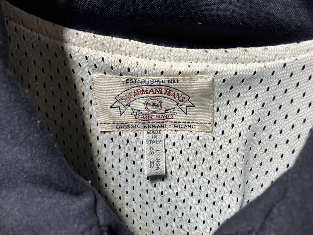 00s／ARMANI JEANS／zip up blouson ジップアップブルゾン サイズ48