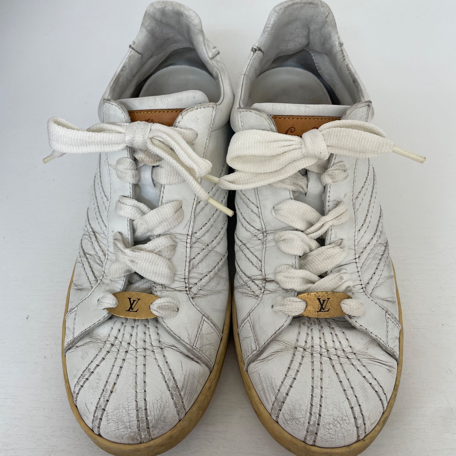 LOUIS VUITTON ルイヴィトン ローカットスニーカー メンズ レザー