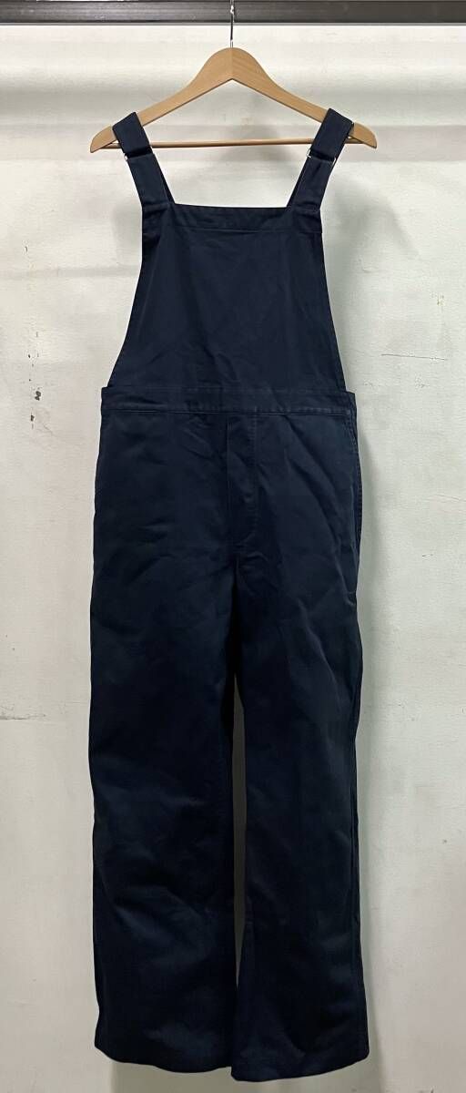 M medium ミディアム オーバーオール オールインワン サイズ表記なし コットン ネイビー 無地 小暮美奈子