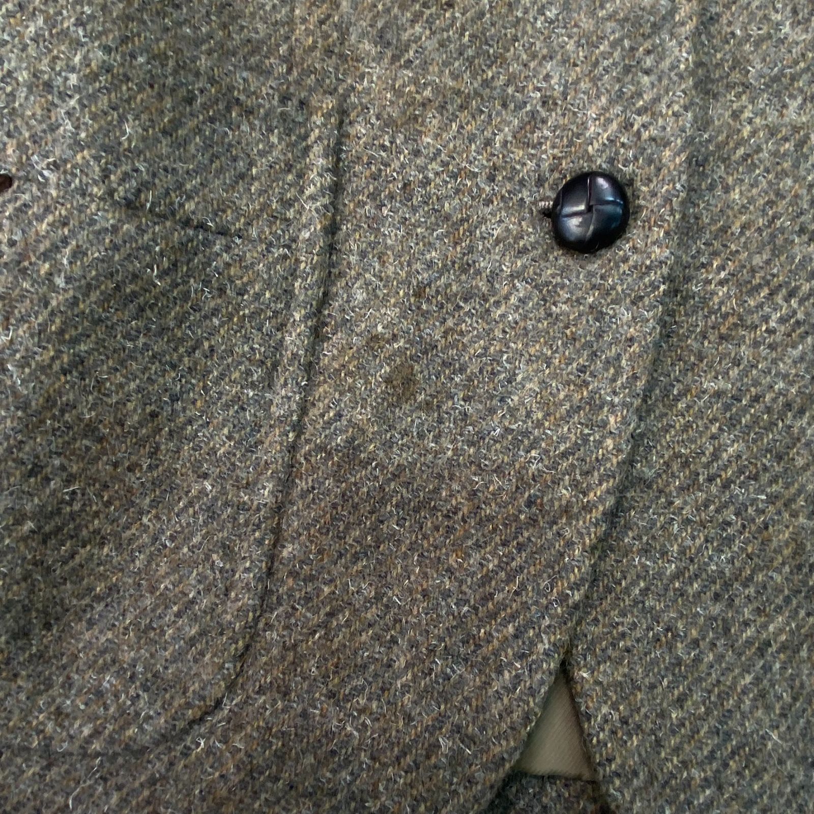 BURBERRYS バーバリーズ ツイード テーラードジャケット 胡桃ボタン レディース オールドバーバリー Burberry ツイード テーラード