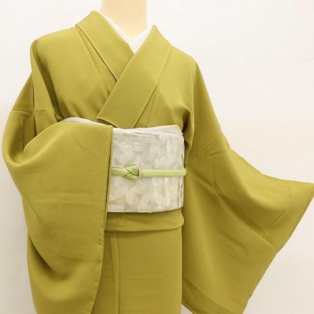 末永くよろしく♪菜種油色”色無地 S-89