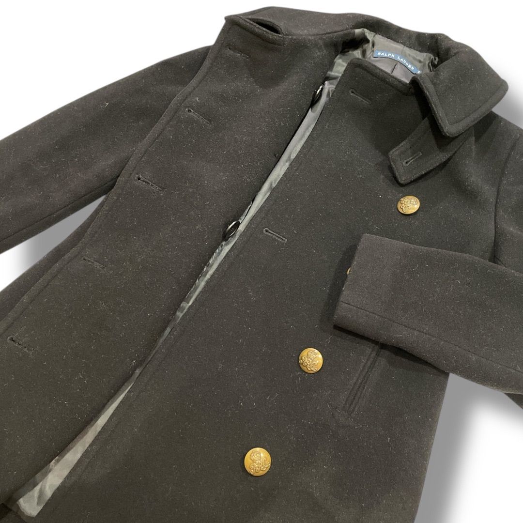 Ralph Lauren ラルフローレン カシミヤ混ウールメタルボタンショート