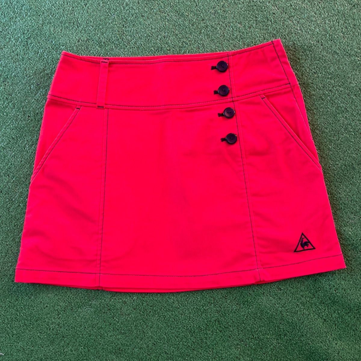 le coq GOLF ルコックスポルティフゴルフ ロゴ刺繍 コットン混