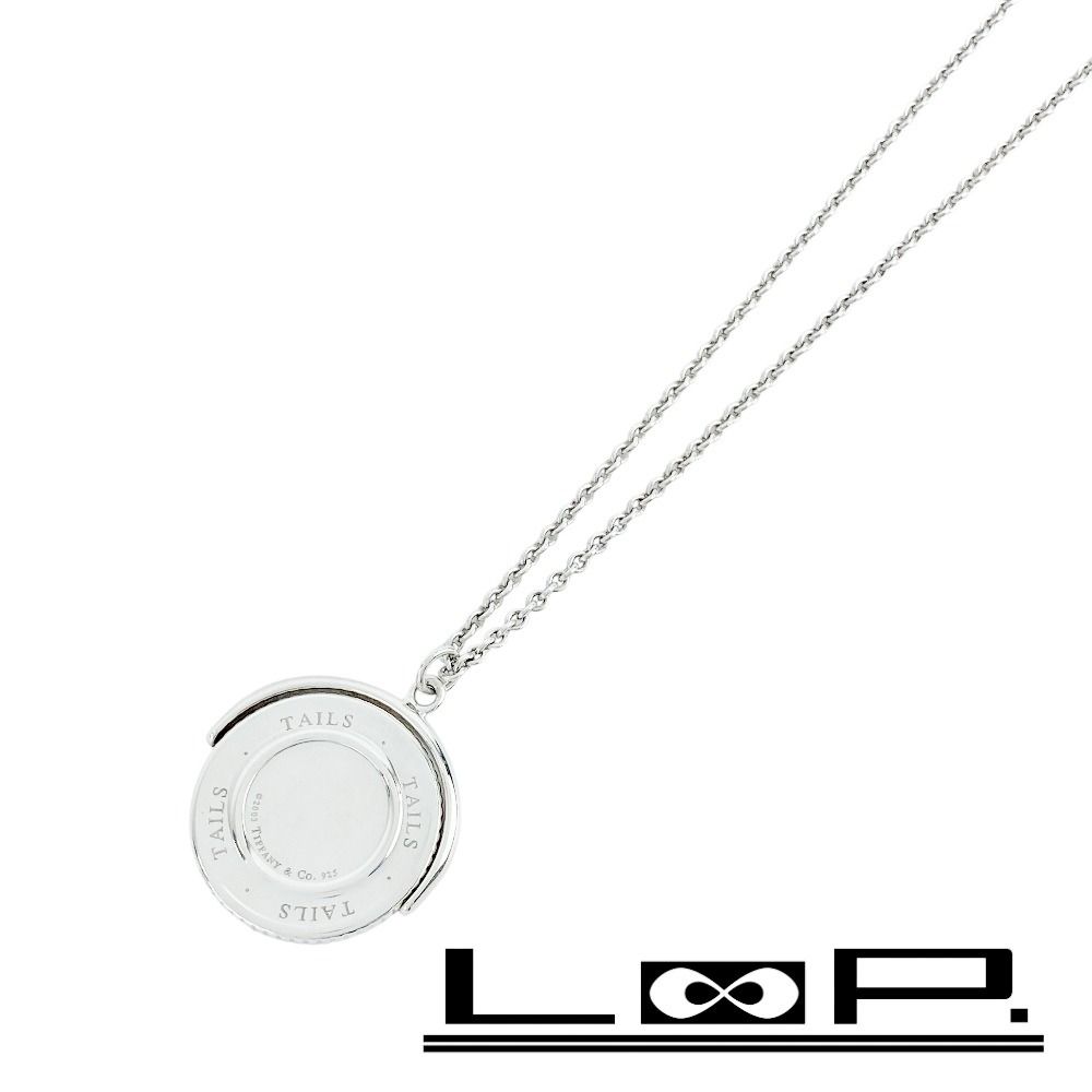 ティファニー □美品□ HEADS TAILS コイン ネックレス アクセサリー