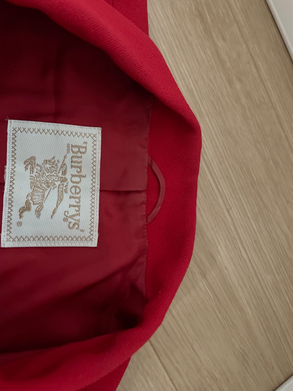 Burberrys ダブルブレスト テーラードジャケット レッド Burberrys