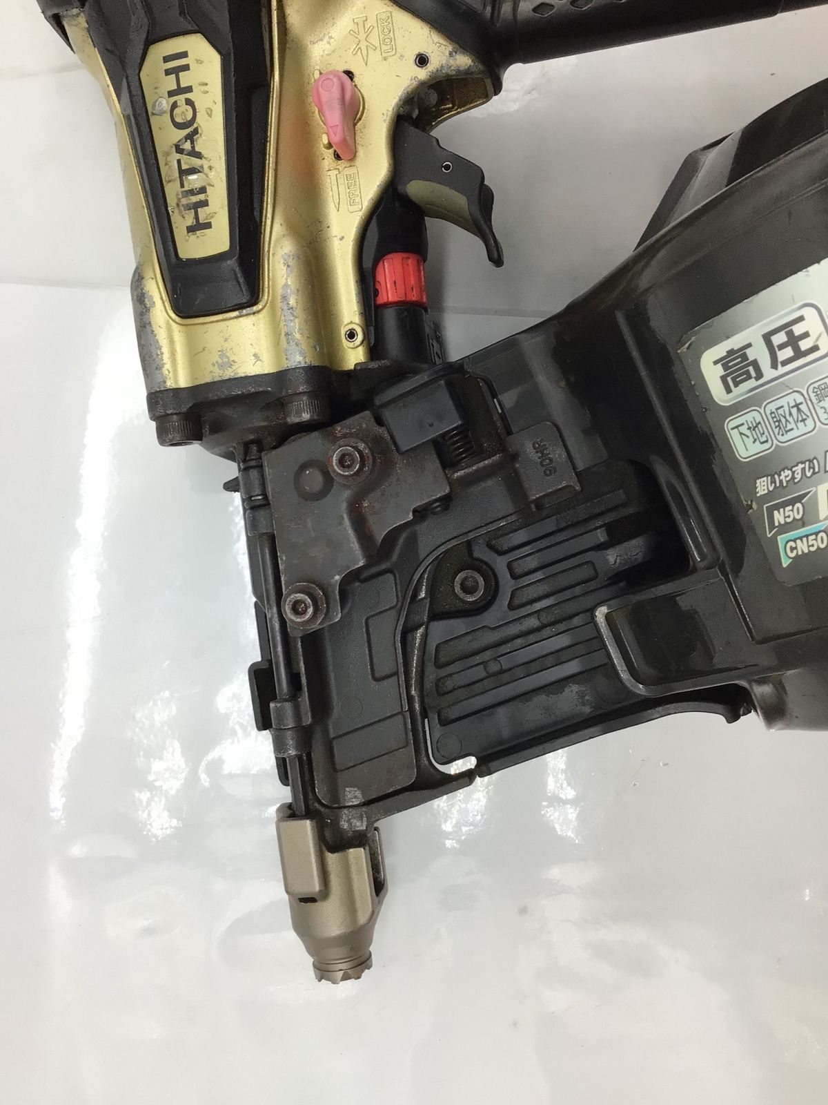  品 HiKOKIハイコーキ 高圧ロール釘打機 NV 90 HR エコツー M 02 釘打機 エアーツール