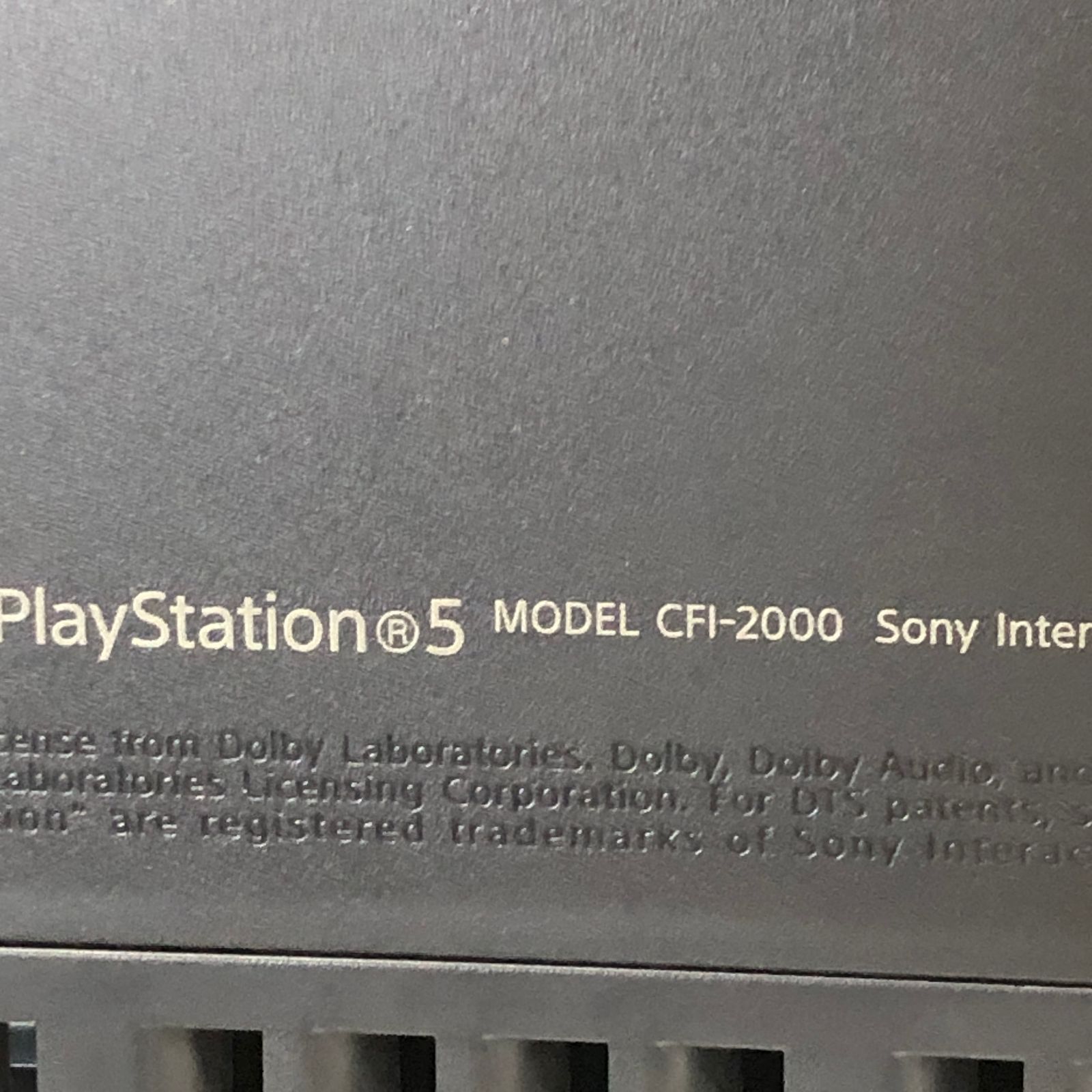  PlayStation 5 CFI-2000 A 01 品 smghps 5092231 本体(通常版) プレイステーション5(PS5)