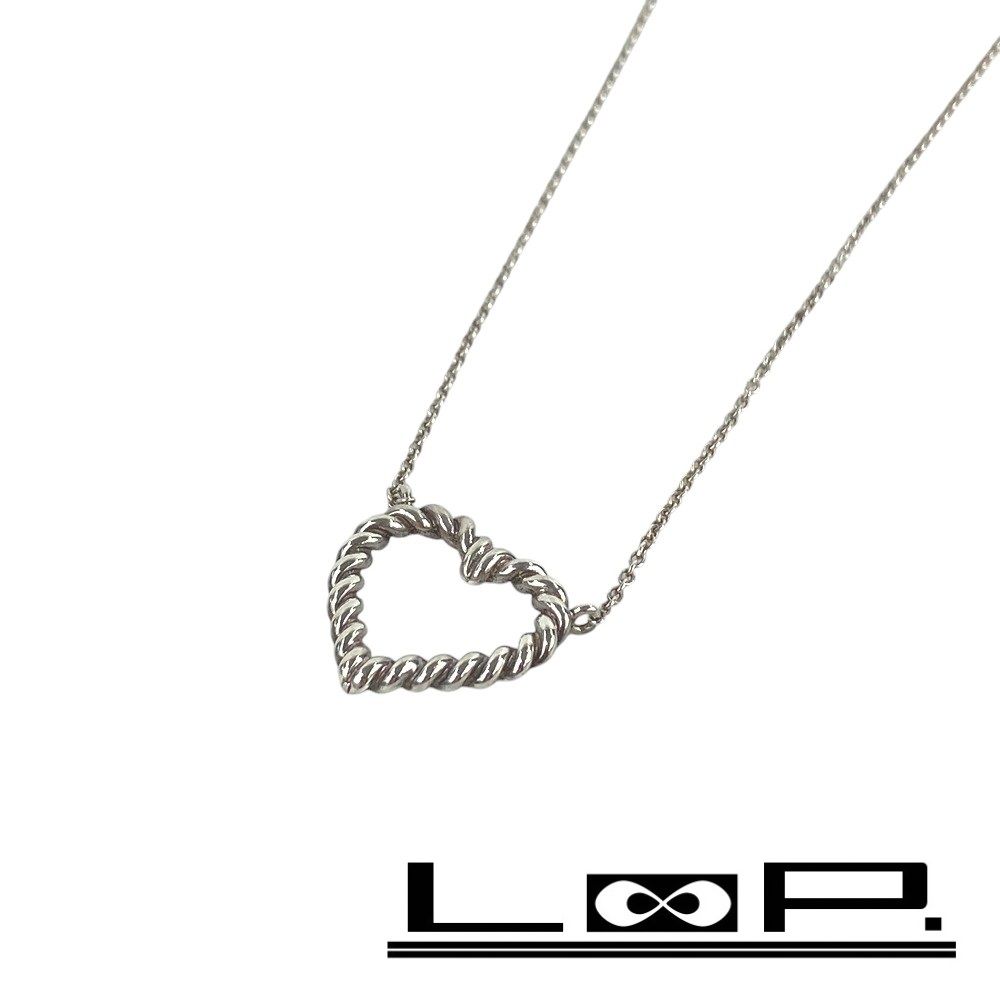 ティファニー □美品□ ツイストハート ネックレス アクセサリー