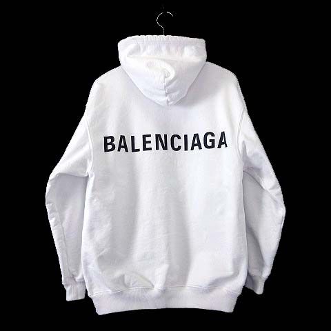 バレンシアガ BALENCIAGA バックロゴ パーカー フーディ プルオーバー
