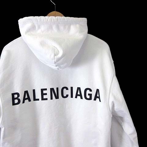 バレンシアガ BALENCIAGA バックロゴ パーカー フーディ プルオーバー