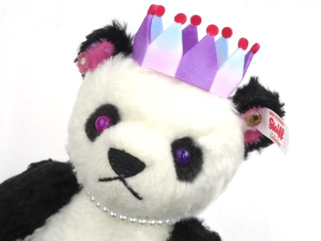■未使用■　シュタイフ ベアリー キュート パンダ アライア テディベア ぬいぐるみ 【51227】 ◇SALE◇ □未使用□ シュタイフ ベアリー キュート パンダ アライア