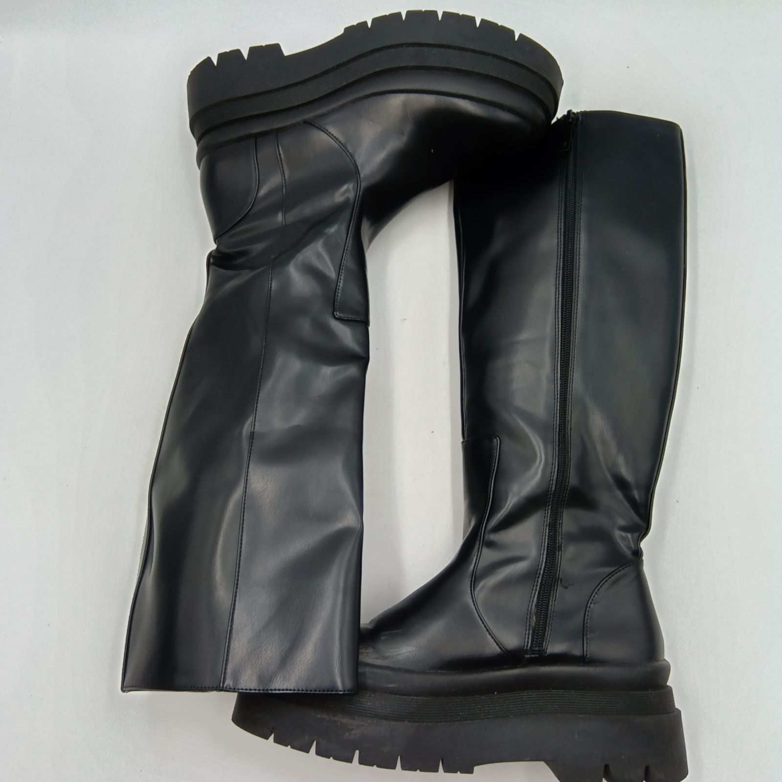 ZARA ザラ ロングブーツ レディース サイドジップ 3016/010/040 EUR39